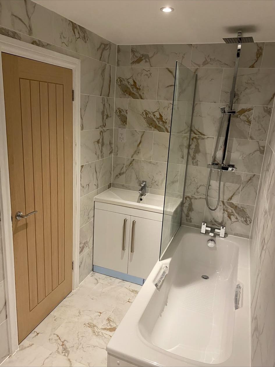Bathrooms project by Barnett's Bespoke — completed