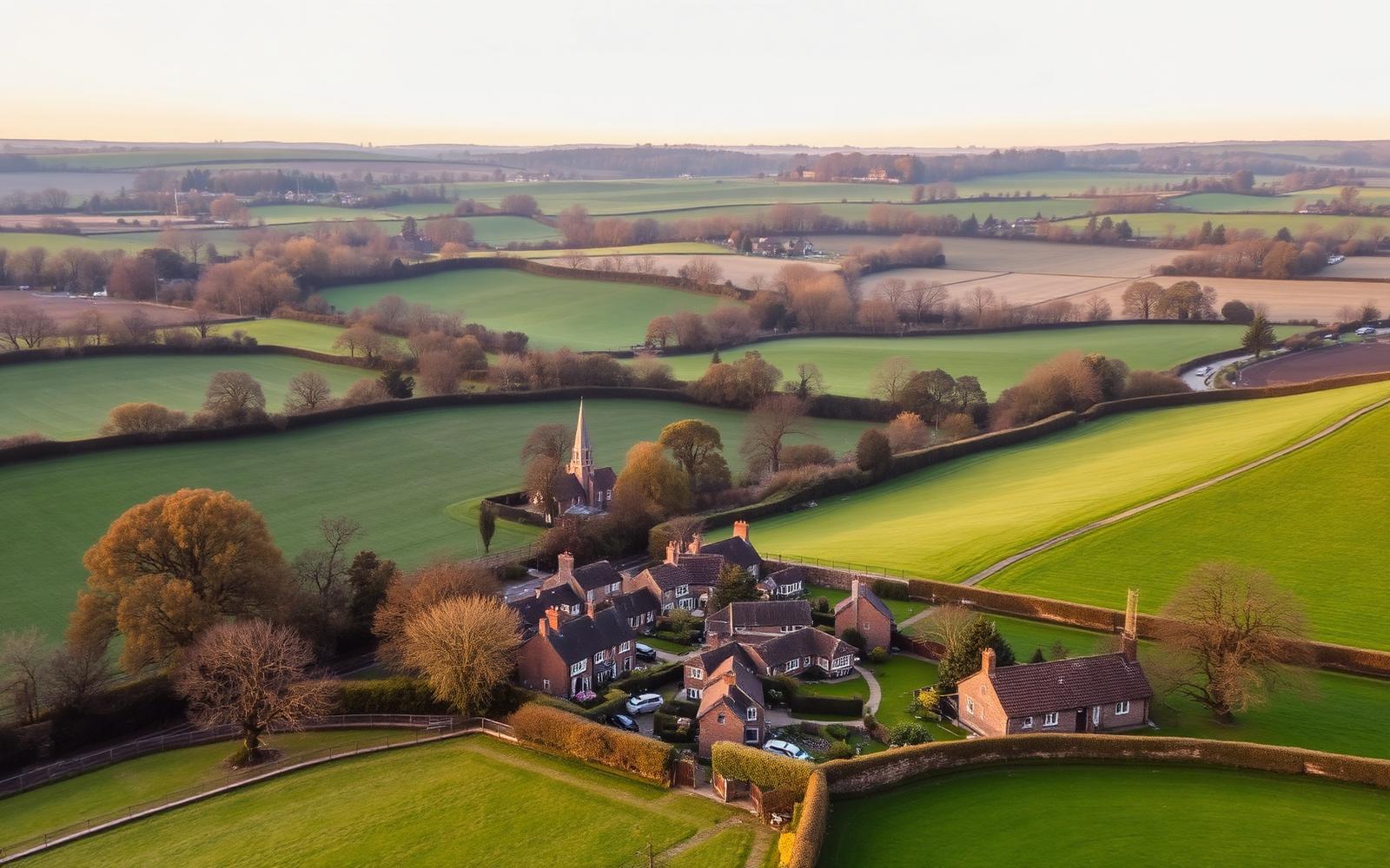 Hertfordshire countryside — Barnett's Bespoke service area